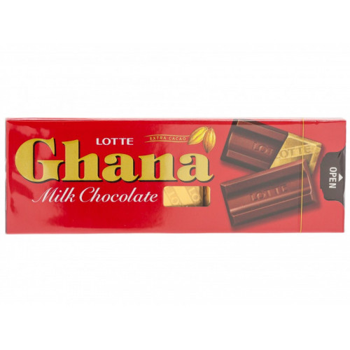 Шоколад Ghana молочный 10 шт, 40 г