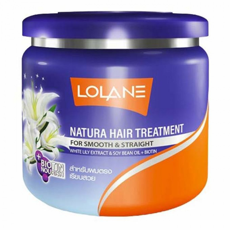 Маска для волос с экстрактом белой лилии Гладкие и Прямые, Lolane, 250 г