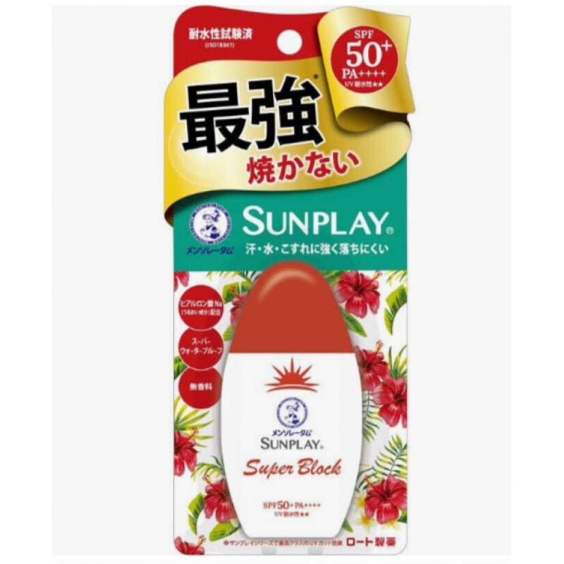 Солнцезащитное молочко Sunplay Superblock SPF50+ PA++++, Rohto, 30 г