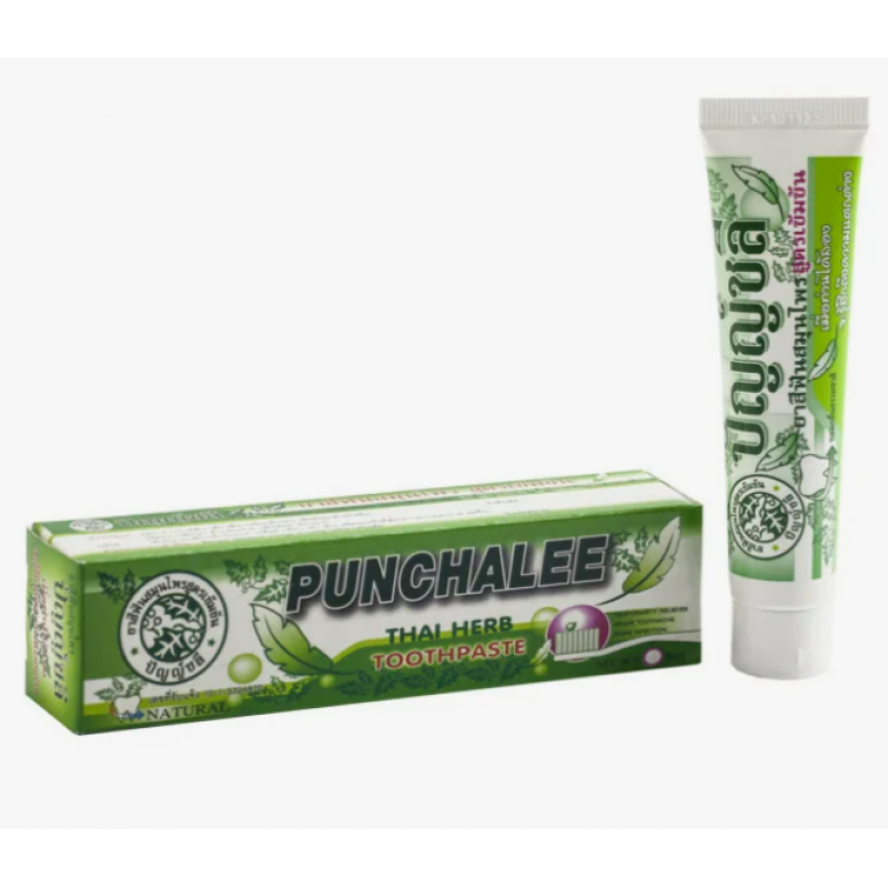 Знаменитая тайская зубная паста с травами PUNCHALEE, 35 г
