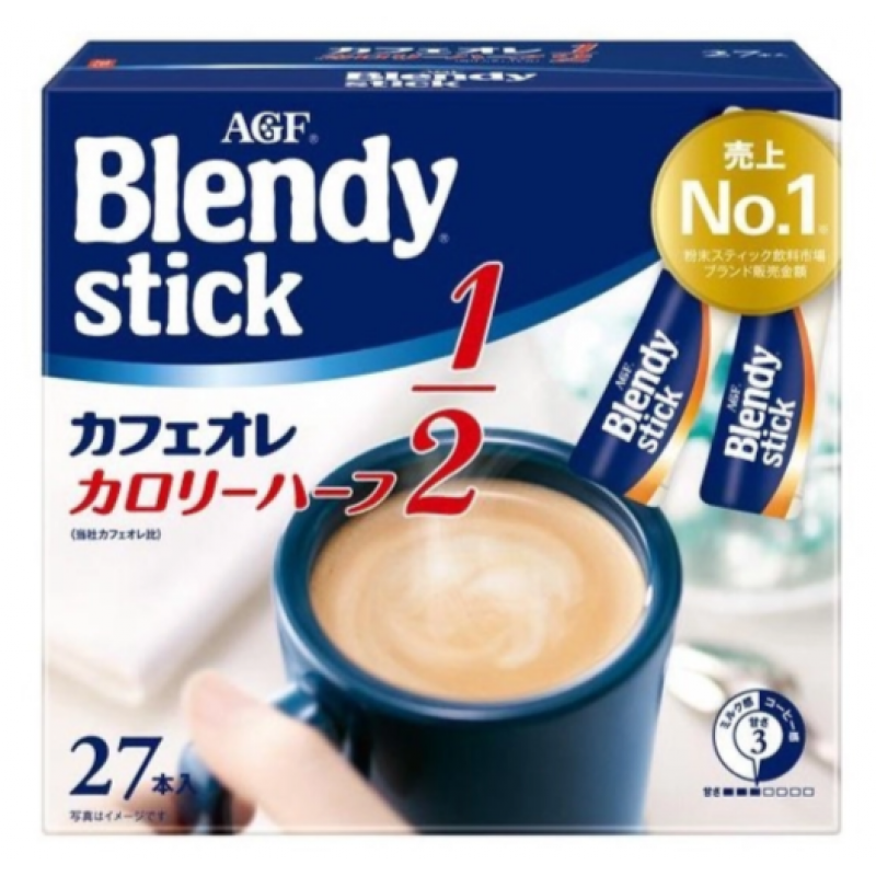 Кофе растворимый 3 в 1 Blendy Stick с пониженным содержанием сахара Blendy Stick, 27+3 стика