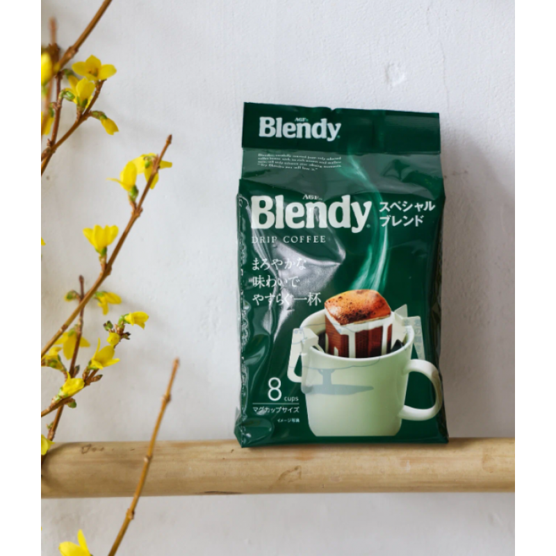 Кофе натуральный молотый в дрип пакете Blendy Mild Blend AGF, Япония, 8 шт