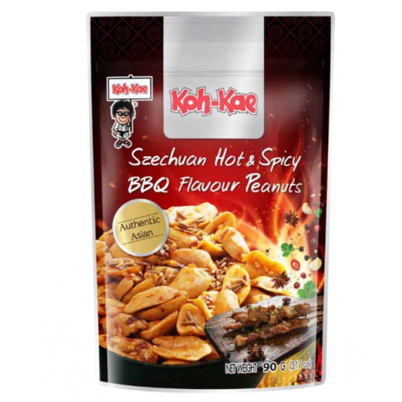 Острый арахис со вкусом «Барбекю по-сычуаньски» Koh-Kae, 90 г