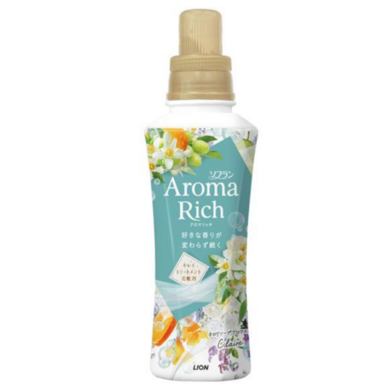 Кондиционер для белья "Клэр" с натуральными маслами Aroma Rich, 480 мл