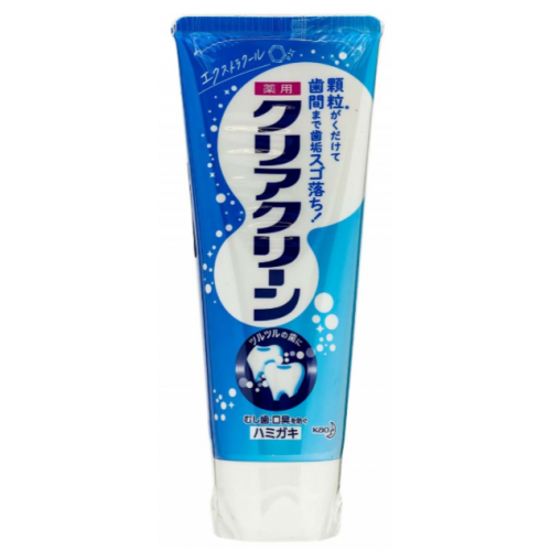 Лечебная зубная паста с микрогранулами Экстра мята "Clear Clean Extra Cool" KAO, 120 г