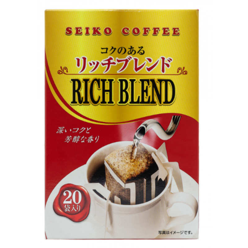 Кофе молотый Seiko Coffee Дрип-бэг Rich Blend, 20 шт