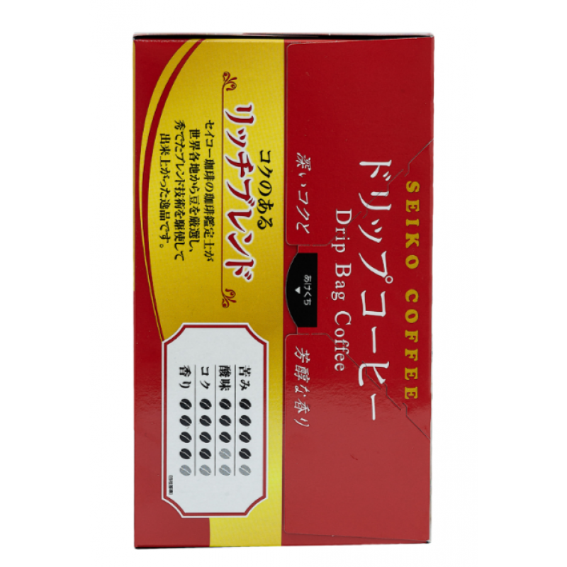 Кофе молотый Seiko Coffee Дрип-бэг Rich Blend, 20 шт