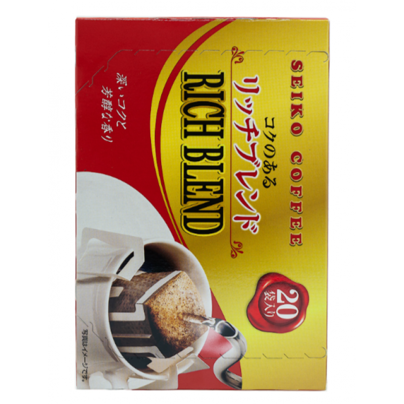 Кофе молотый Seiko Coffee Дрип-бэг Rich Blend, 20 шт