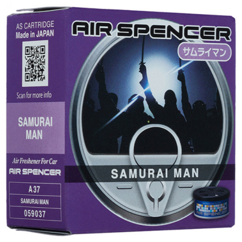 Ароматизатор меловой Самурай SAMURAI MAN А-37 Air Spencer Eikosha, Япония
