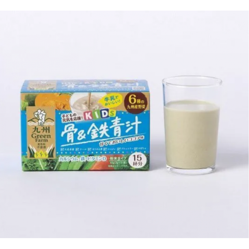 Аодзиру для детей с кальцием, железом и витаминами, вкус йогурта, 15 стиков