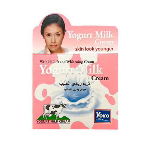 Крем для лица с протеинами йогурта и молока, Yoko, 50 гр.
