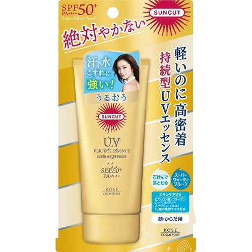 Солнцезащитная эссенция "Suncut" SPF50 + суперводоотталкивающая, KOSE, 60 гр.