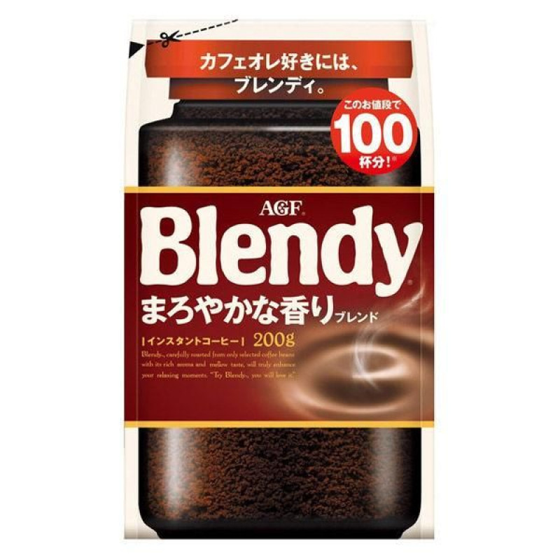 Натуральный растворимый кофе МОКА Blendy AGF, 200 г