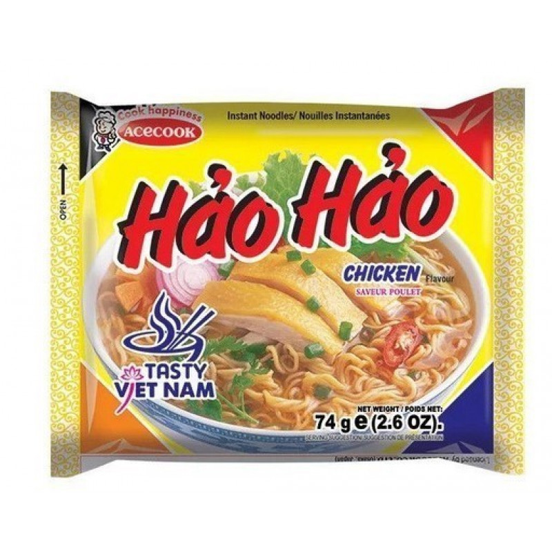 Лапша быстрого приготовления со вкусом курицы HAO HAO, Вьетнам