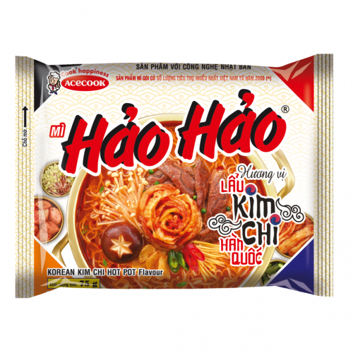 Лапша быстрого приготовления со вкусом кимчи HAO HAO, Вьетнам