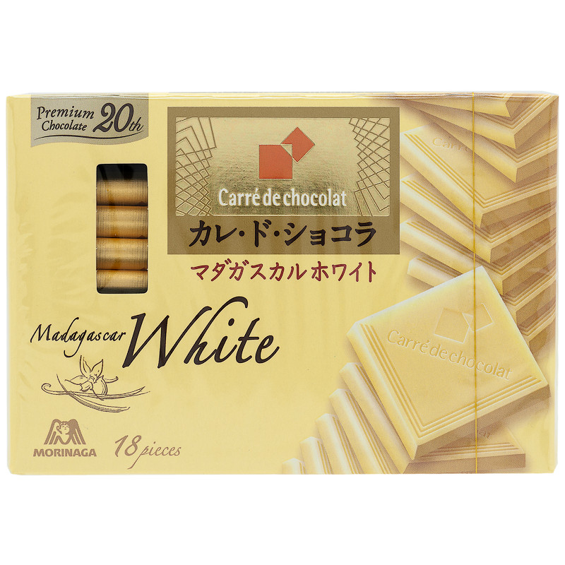 Шоколад Carre de Chocolat "Мадагаскарский белый", 87 г