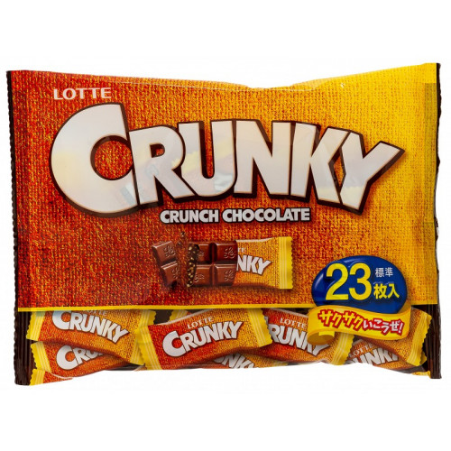 Шоколад Crunky хрустящий семейная пачка, 81 г