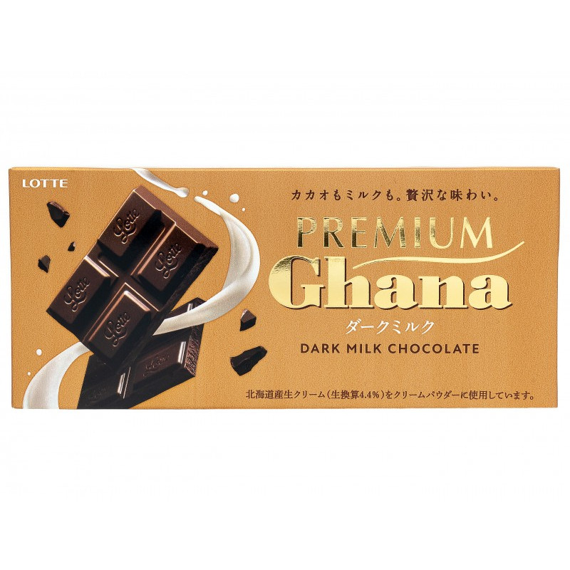 Шоколад Ghana Premium тёмный молочный, 70 г