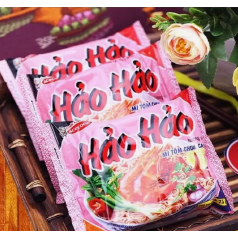 Лапша быстрого приготовления со вкусом острой креветки HAO HAO, Вьетнам
