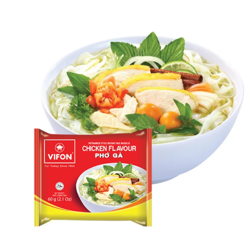 Рисовая лапша быстрого приготовления со вкусом говядины ФО ГА Vifon, Вьетнам