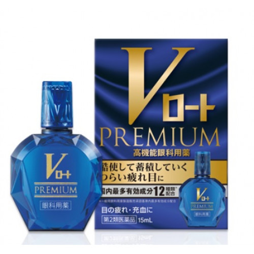Новые премиальные капли для глаз Rohto V Premium, 15 мл