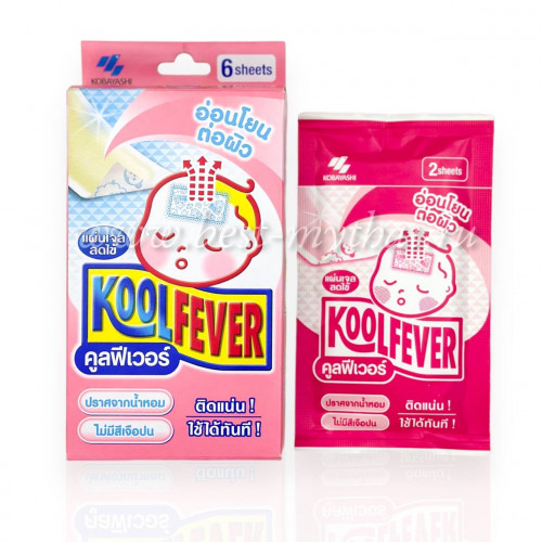 Жаропонижающий пластырь для детей 0-3 лет KoolFever (1 уп-2 шт), Япония