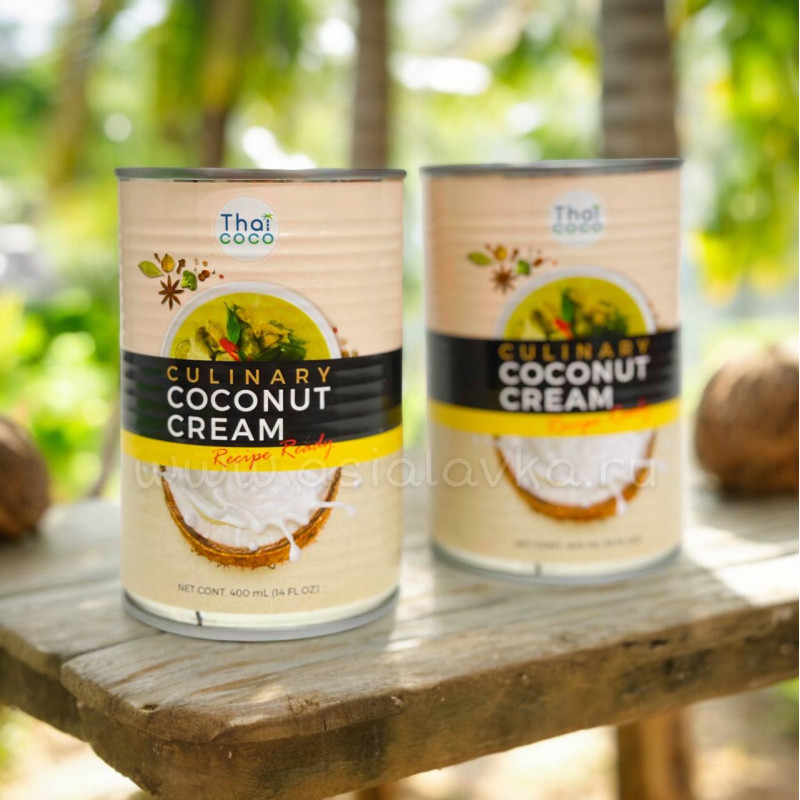 Кокосовые сливки THAI COCO, 400 г