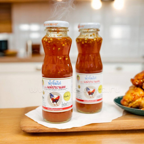 Знаменитый тайский остро сладкий соус для курицы MaePranom Brand, 260 г