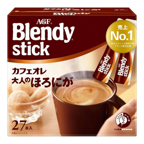 Кофе крепкий растворимый 3 в 1 (с молоком и сахаром) Blendy Stick, 27 стик.