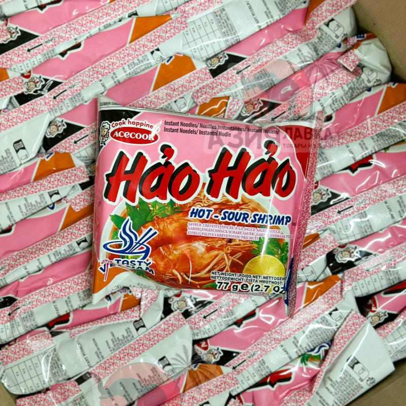 Лапша быстрого приготовления со вкусом острой креветки HAO HAO, Вьетнам