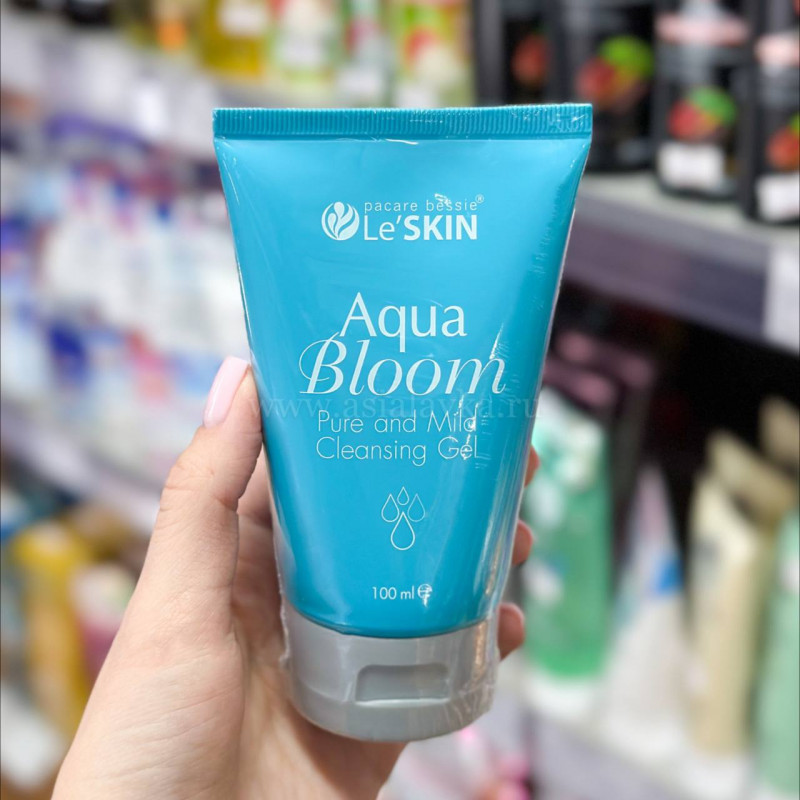 Нежный гель для умывания Aqua Bloom Le'SKIN, 100 мл