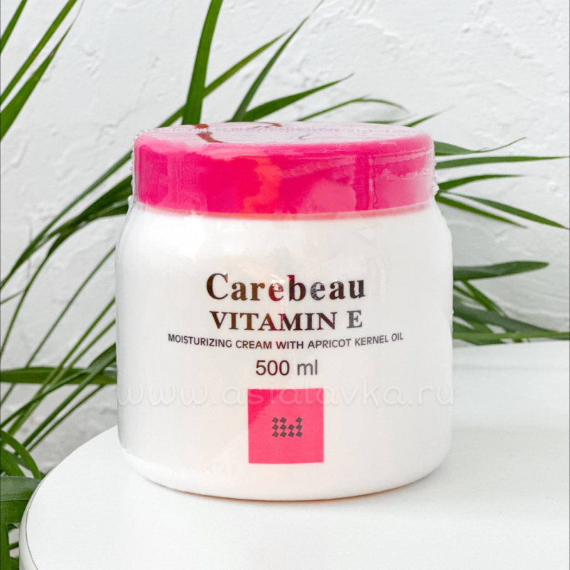 Крем для тела с Маслом абрикосовой косточки и Витамином Е "Цветочный закат" CAREBEAU, 500 мл