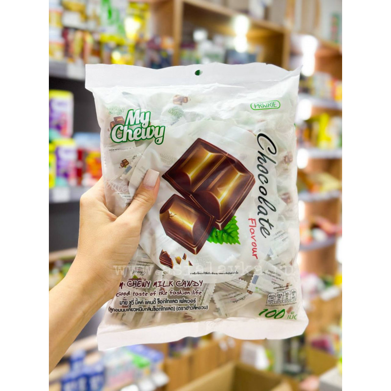 Тайские молочные жевательные конфеты "Шоколад + сливки" My Chewy, 360 г