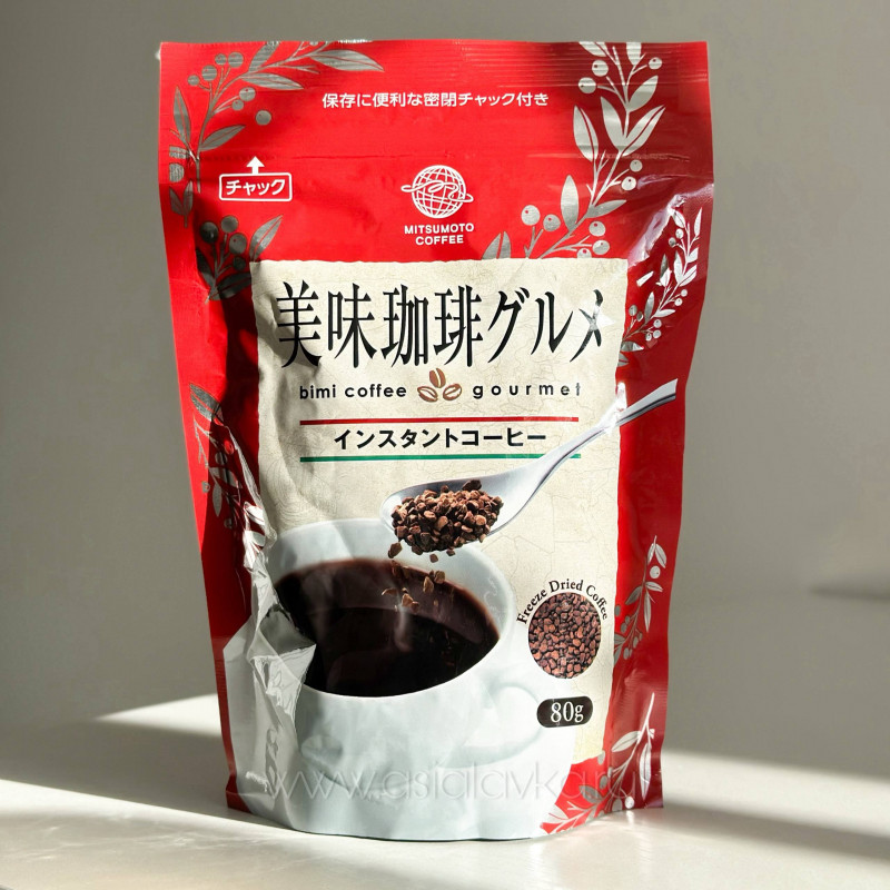 Кофе растворимый Бими Кофе Гурмэ, "Mitsumoto Coffee" Япония, 80 г