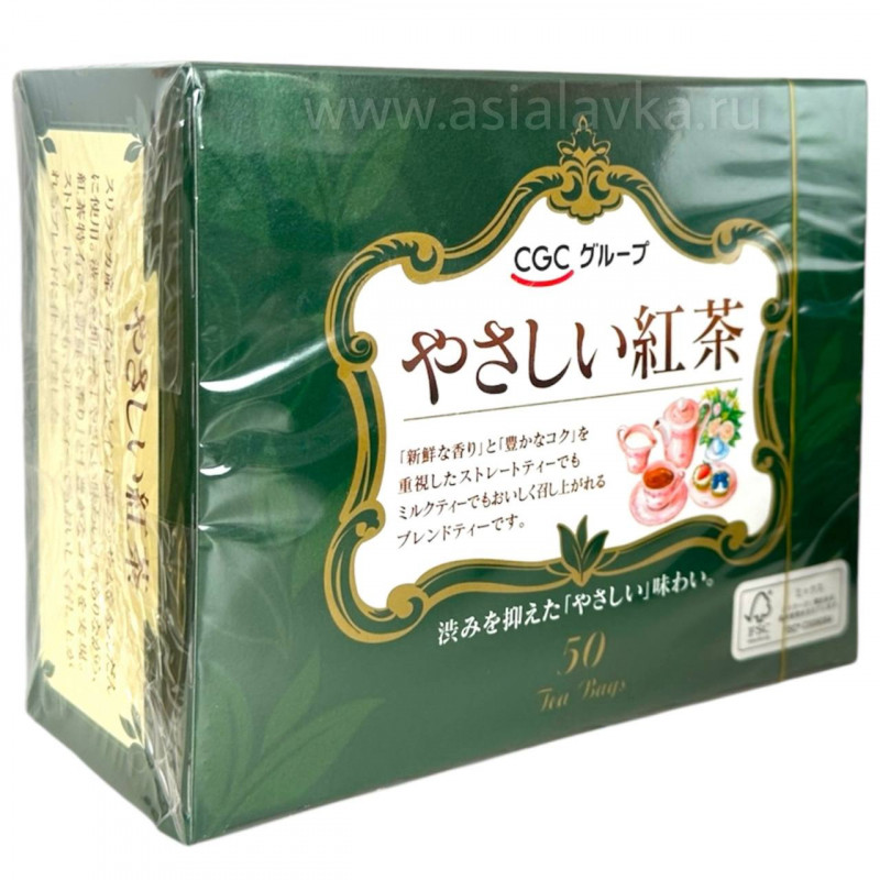 Чай черный пакетированный CGC Tea, Япония, 50 пак.