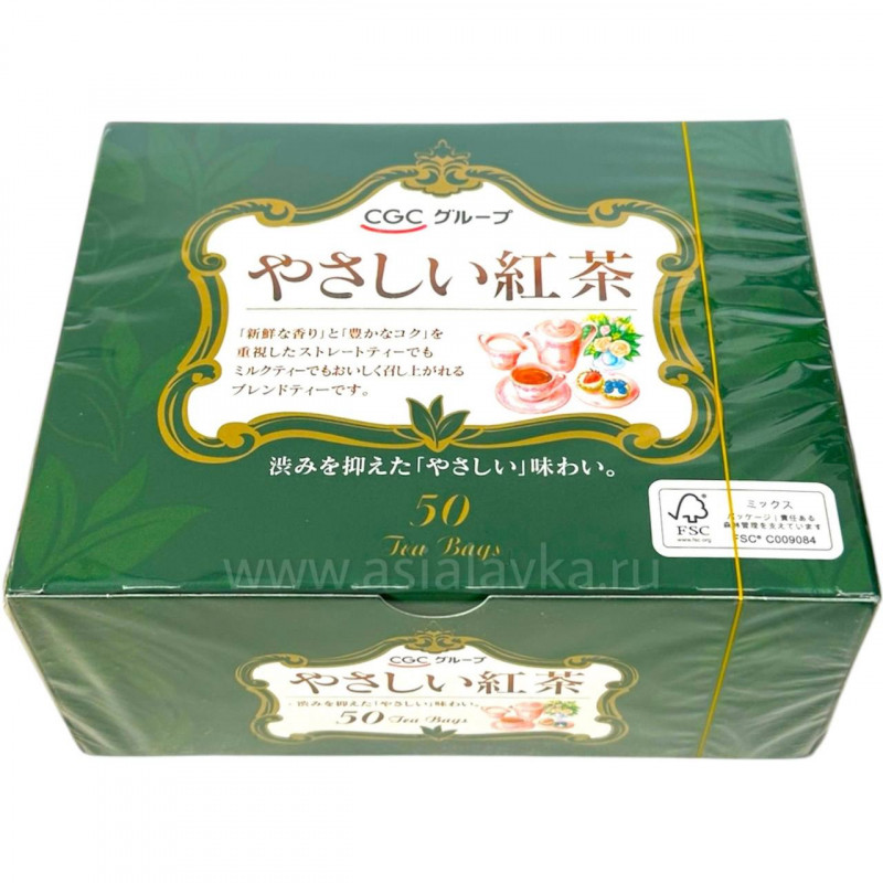 Чай черный пакетированный CGC Tea, Япония, 50 пак.