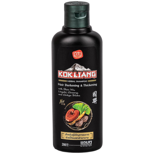 Безсульфатный шампунь для тёмных волос Kokliang, 100 мл.