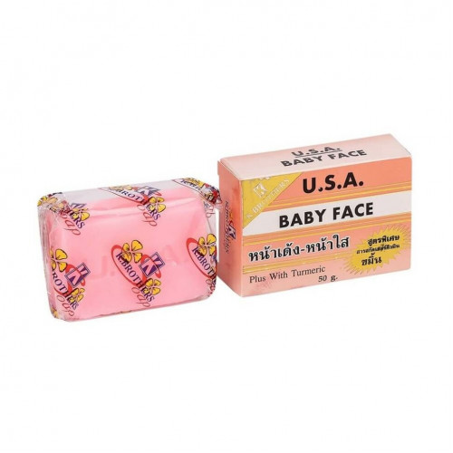 Омолаживающее мыло для лица с фруктовыми кислотами "Baby Face" K.Brothers, 50 гр.